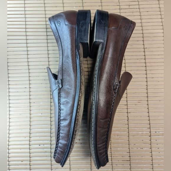 Florsheim IMPERIAL brown leather Venetian Loafers men's size 14D - Picture 7 of 11